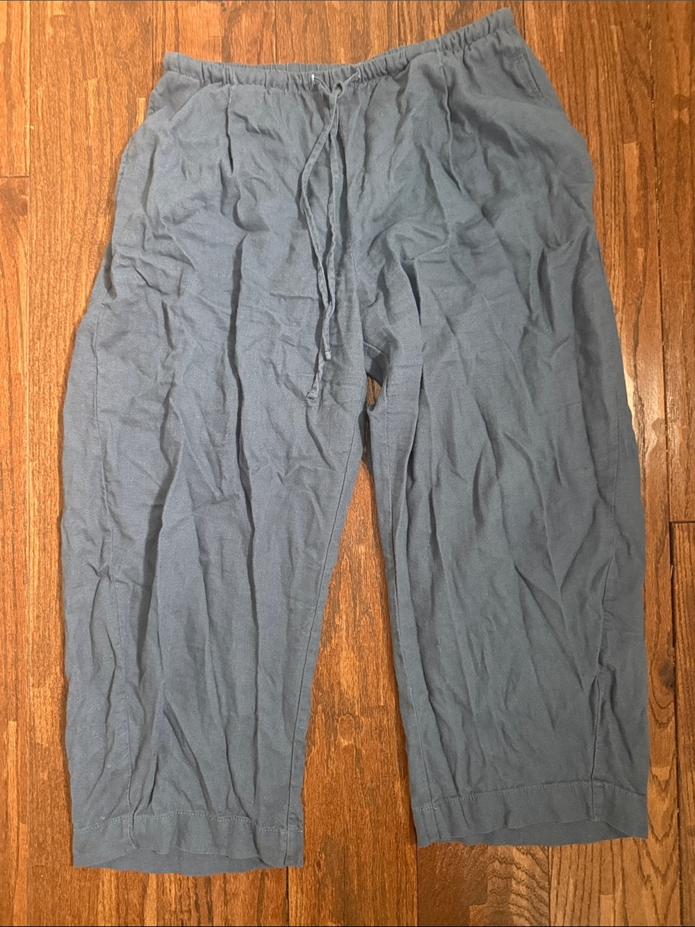 GAP linen Blue Drawstring Lounge Joggers